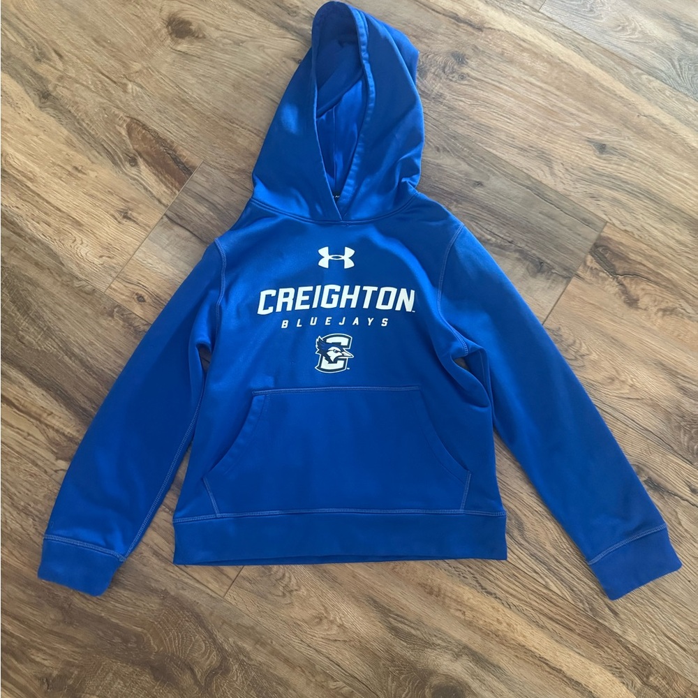Under Armour Blue Sweatshirt Creighton Logo